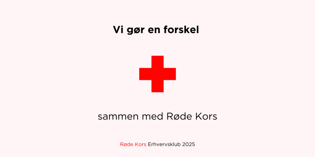DMR støtter Røde Kors